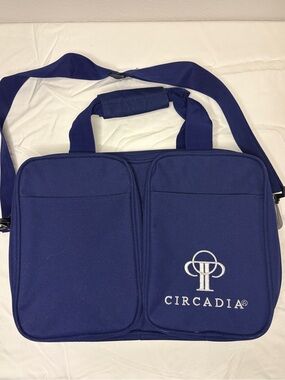 Circadia Royal Blue Cosmetic Travel Case with Dual Front Pockets
